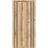 Sliding Closet Bi-fold Doors | Planum 0016 Walnut and Aluminum Strips | Sturdy Tracks Moldings Trims Hardware Set | Wood Solid Bedroom Wardrobe Doors Oak