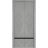 Sliding Closet Bi-fold Doors | Planum 0012 White Silk and Aluminum Strips | Sturdy Tracks Moldings Trims Hardware Set | Wood Solid Bedroom Wardrobe Doors Concrete
