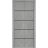 Sliding Closet Bi-fold Doors | Planum 0015 Oak and Aluminum Strips | Sturdy Tracks Moldings Trims Hardware Set | Wood Solid Bedroom Wardrobe Doors Concrete