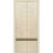Sliding Closet Bi-fold Doors | Planum 0012 White Silk and Aluminum Strips | Sturdy Tracks Moldings Trims Hardware Set | Wood Solid Bedroom Wardrobe Doors Natural Veneer