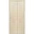 Sliding Closet Bi-fold Doors | Planum 0010 White Silk | Sturdy Tracks Moldings Trims Hardware Set | Wood Solid Bedroom Wardrobe Doors  Natural Veneer