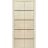 Sliding Closet Bi-fold Doors | Planum 0015 Oak and Aluminum Strips | Sturdy Tracks Moldings Trims Hardware Set | Wood Solid Bedroom Wardrobe Doors Natural Veneer
