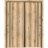 Sliding Closet Bypass Doors | Planum 0016 Oak and Aluminum Strips | Sturdy Rails Moldings Trims Hardware Set | Wood Solid Bedroom Wardrobe Doors Oak