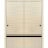 Sliding Closet Bypass Doors | Planum 0012 Ginger Ash and Aluminum Strips | Sturdy Top Mount Rails Moldings Trims Hardware Set | Wood Solid Bedroom Wardrobe Doors Natural Veneer