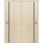 Sliding Closet Bypass Doors | Planum 0016 Oak and Aluminum Strips | Sturdy Rails Moldings Trims Hardware Set | Wood Solid Bedroom Wardrobe Doors Natural Veneer