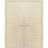 Planum Solid French Double Doors | Planum 0010 Vertical Natural Veneer | Wood Solid Panel Frame Trims | Closet Bedroom Sturdy Doors  Natural Veneer