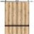 Sliding Double Barn Doors with Hardware | Planum 0012 Oak and Aluminum Strips | Silver 13FT Rail Hangers Sturdy Set | Modern Solid Panel Interior Hall Bedroom Bathroom Door Oak