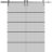 Sturdy Double Barn Door with Hardware | Planum 0015 White Silk and Aluminum Strips | Silver 13FT Rail Hangers Heavy Set | Modern Solid Panel Interior Doors Matte Grey