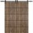 Sliding Double Barn Doors with Hardware | Planum 0015 Oak and Aluminum Strips | 13FT Rail Hangers Sturdy Set | Modern Solid Panel Interior Hall Bedroom Bathroom Door Walnut