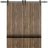Sturdy Double Barn Door with Hardware | Planum 0012 White Silk and Aluminum Strips | 13FT Rail Hangers Heavy Set | Modern Solid Panel Interior Doors Walnut