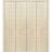 Sliding Closet Double Bi-fold Doors | Planum 0010 Matte Black | Sturdy Tracks Moldings Trims Hardware Set | Wood Solid Bedroom Wardrobe Doors  Natural Veneer