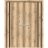 Planum Solid French Double Doors | Planum 0011 Natural Veneer and Aluminum Strips | Wood Solid Panel Frame Trims | Closet Bedroom Sturdy Doors Oak