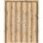 Planum Solid French Double Doors | Planum 0010 Vertical Natural Veneer | Wood Solid Panel Frame Trims | Closet Bedroom Sturdy Doors  Oak