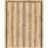 Sliding Double Pocket Doors 36 x 80 inches | Planum 0010 Gloss White | Kit Rail Hardware | Solid Wood Interior Bedroom Doors Oak