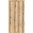 Sliding French Pocket Door with | Planum 0010 Primed | Kit Trims Rail Hardware | Solid Wood Interior Bedroom Sturdy Doors-24" x 80" Oak