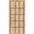 Sliding French Pocket Door with | Planum 0015 Oak and Aluminum Strips | Kit Trims Rail Hardware | Solid Wood Interior Bedroom Sturdy Doors-32" x 80" Oak