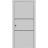 Sliding French Pocket Door with | Planum 0014 Natural Veneer and Aluminum Strips | Kit Trims Rail Hardware | Solid Wood Interior Bedroom Sturdy Doors Matte Grey