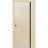 Sliding French Pocket Door with | Planum 0011 Concrete and Aluminum Strips | Kit Trims Rail Hardware | Solid Wood Interior Bedroom Sturdy Doors Natural Veneer