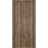 Sliding French Pocket Door with | Planum 0010 White Silk | Kit Trims Rail Hardware | Solid Wood Interior Bedroom Sturdy Doors Walnut