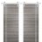 Sturdy Double Barn Door with Hardware | Planum 0310 Ginger Ash and Aluminum Strips | Silver 13FT Rail Hangers Heavy Set | Modern Solid Panel Interior Doors Ginger Ash