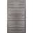 Sliding Closet Bi-fold Doors | Planum 0015 Oak and Aluminum Strips | Sturdy Tracks Moldings Trims Hardware Set | Wood Solid Bedroom Wardrobe Doors Ginger Ash