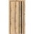 Modern Wood Interior Door with Hardware | Planum 0011 Natural Veneer and Aluminum Strips | Single Panel Frame Trims | Bathroom Bedroom Sturdy Doors Oak