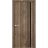 Modern Wood Interior Door with Hardware | Planum 0011 Natural Veneer and Aluminum Strips | Single Panel Frame Trims | Bathroom Bedroom Sturdy Doors Walnut