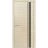 Modern Wood Interior Door with Hardware | Planum 0011 Natural Veneer and Aluminum Strips | Single Panel Frame Trims | Bathroom Bedroom Sturdy Doors Natural Veneer