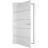 Interior Pivot Door / Planum 0020 Grey Oak / Single Flush Panel Frame Magnetic Lock / Bathroom Bedroom Modern Doors 30" x 80" White Silk