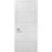 Modern Wood Interior Door with Hardware | Planum 0020 White Silk | Single Panel Frame Trims | Bathroom Bedroom Sturdy Doors-18" x 80" White