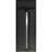 Front Exterior Aluminum Door with Hidden Handle / Hiddex 0155 Natural Noir / Prehung Entry Steel Metal Modern Painted W36"xH80+12" Right-hand Inswing Ardesia Nero