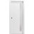 Sliding French Pocket Door with | Planum 0660 Painted White with Frosted Glass | Kit Trims Rail Hardware | Solid Wood Interior Bedroom Sturdy Doors-30" x 84" Painted White