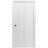 Sliding Closet Bi-fold Doors 56 x 80 inches | Mela 0716 Painted White | Sturdy Tracks Moldings Trims Hardware Set | Wood Solid Bedroom Wardrobe Doors Painted White