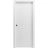 Sliding Pocket Door 18 x 84 inches / Mela 0716 Painted White / Kit Rail Hardware / MDF Interior Bedroom Modern Doors Painted White