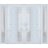 Front Exterior Prehung Metal-Plastic Double Doors / MANUX 8088 Antracite / 2 Sidelites Exterior WindoANT / Office Commercial and Residential Doors Entrance Patio Garage 96" x 80" Right-Hand White