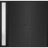 Front Exterior Prehung Metal-Plastic Double Doors / MANUX 8111 Matte Black / Sidelite Exterior Window / Office Commercial and Residential Doors Entrance Patio Garage 84" x 80" Left-Hand Black Matte