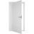 Interior Pivot Door / Mela 0733 Painted White / Single Flush Panel Frame Magnetic Lock / Bathroom Bedroom Modern Doors 30" x 80" Painted White