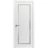 Modern Wood Interior Door with Hardware | Planum 0888 White Silk | Single Panel Frame Trims | Bathroom Bedroom Sturdy Doors-18" x 80" Painted White