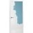 Modern Solid Interior Door with Handle | Planum 0010 Chocolate Ash | Single Regural Panel Frame Trims | Bathroom Bedroom Sturdy Doors Primed