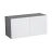 24" x 18" Wall Cabinet-Double Door-with Natural Teak door White