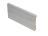 Armalux 8 x 8Ft Pack | Matte White Interior Baseboard | PVC Film-Covered MDF - Slim Profile 1/2" Width - 4.25" Light Grey Oak