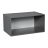30" x 15" Wall Cabinet-Double Door-with Black Matte door Grey