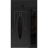 Front Exterior Prehung Steel Door / Ronex 1277 Black Enamel / Sidelight and Transom Window Sidelite / Stainless Inserts Entry Metal Modern Painted W36+14" x H80+16" Right hand Inswing Black
