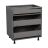 18" Base Cabinet-Double Door-Three Drawer-with Natural Teak door Grey
