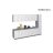 Kitchen Metropolitan Collection Natural Teak & Black Color Base Size 11Ft Wide White Matte