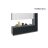 Kitchen Metropolitan Collection Natural Teak & Black Color Base Size 11Ft Wide Black & White Gloss