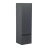Side Vanity Cabinet MANHATTAN Collection Black Color 14" Black Matte