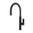 LUNA Kitchen Premium Quality Sink Faucet, Brass Nickel Black Matte