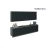 Kitchen Elite Epicure Collection Natural Teak Color Base Size 11Ft Wide Black