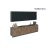 Kitchen Elite Epicure Collection Natural Teak Color Base Size 11Ft Wide Natural Teak & Black